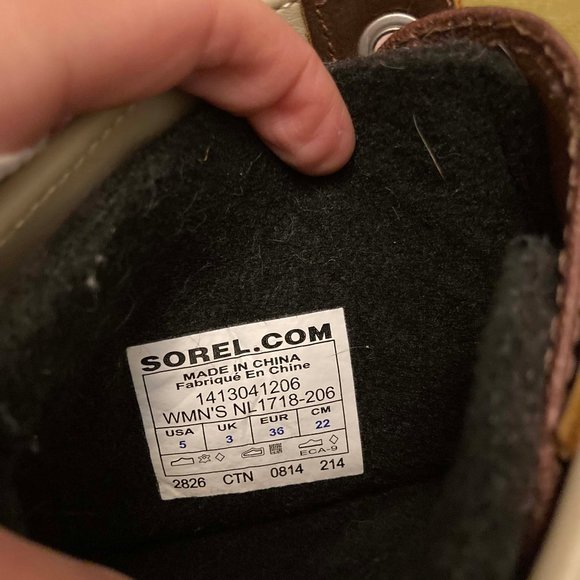 Sorel 1964 Premium Winter Boots Size 5 - Picture 2 of 3